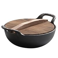 鋳鉄製鍋 木製蓋付き 楽天市場】【安心サポート付】IH対応 S鉄鍋 木蓋付（21cm・30cm